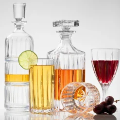 Online Godinger Parallels Stacking Decanter