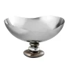 Online Godinger Pebble Gunmetal Flair Serving Bowl