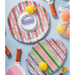Online Godinger Pickle Ball Melamine Chip-n-Dip