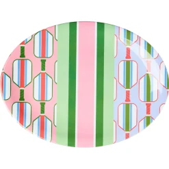 Hot Godinger Pickle Ball Melamine Oval Platter
