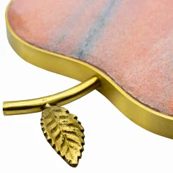 Clearance Godinger Pink Marble Apple Cheese Board