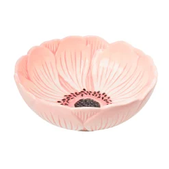 Online Godinger Pink Poppy Flower Cereal Bowl