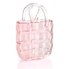 Discount Godinger Pink Quilted Handbag Vase
