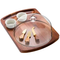 Outlet Godinger Prairie Farms 7 Piece Cheese Board Set