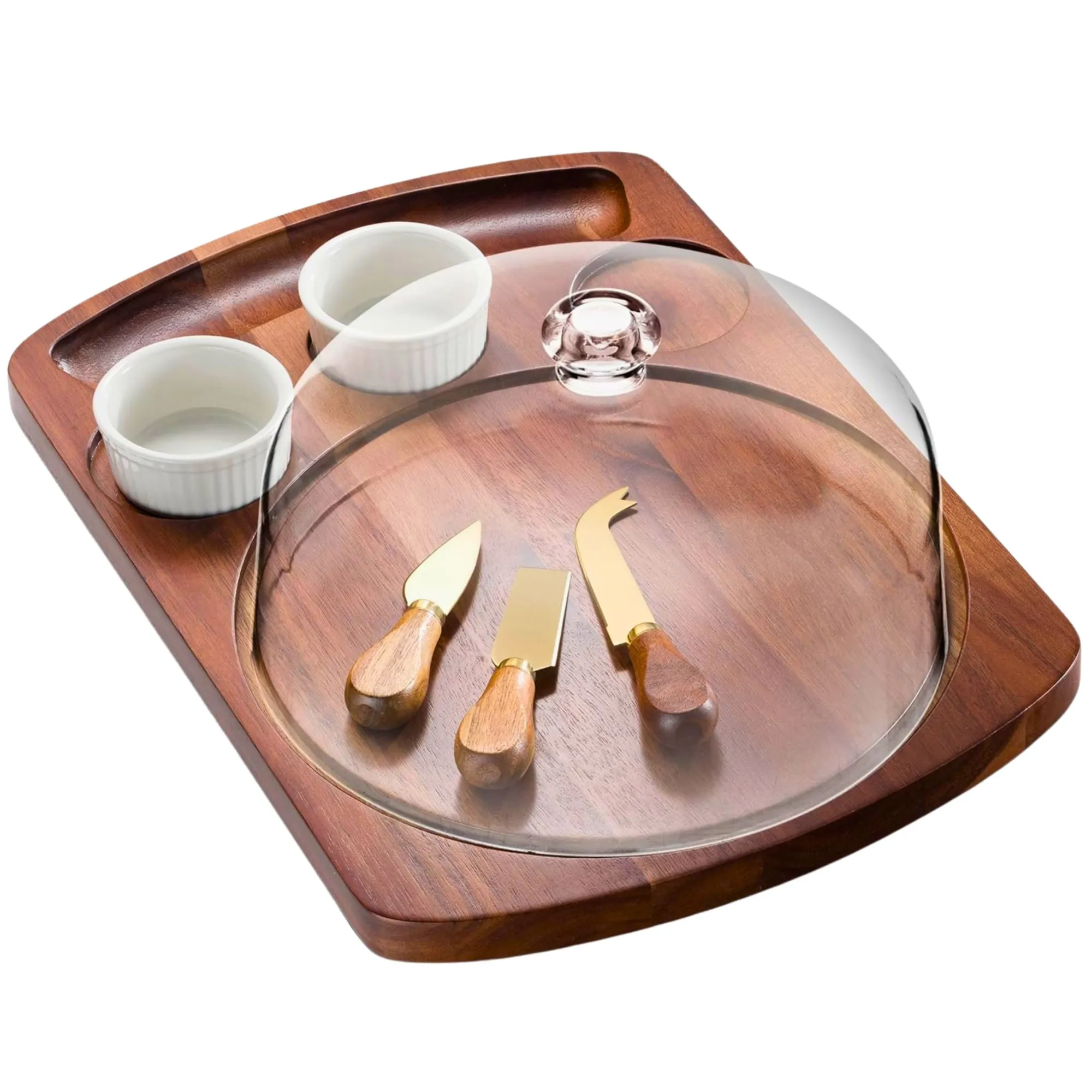 Outlet Godinger Prairie Farms 7 Piece Cheese Board Set