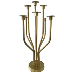 Best Godinger Radiant Tree 9 Light Matte Gold Candelabra