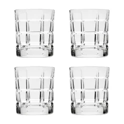 New Godinger Radius Double Old Fashion, Set of 4