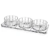 Hot Godinger Radius 4 Piece Appetizer Server