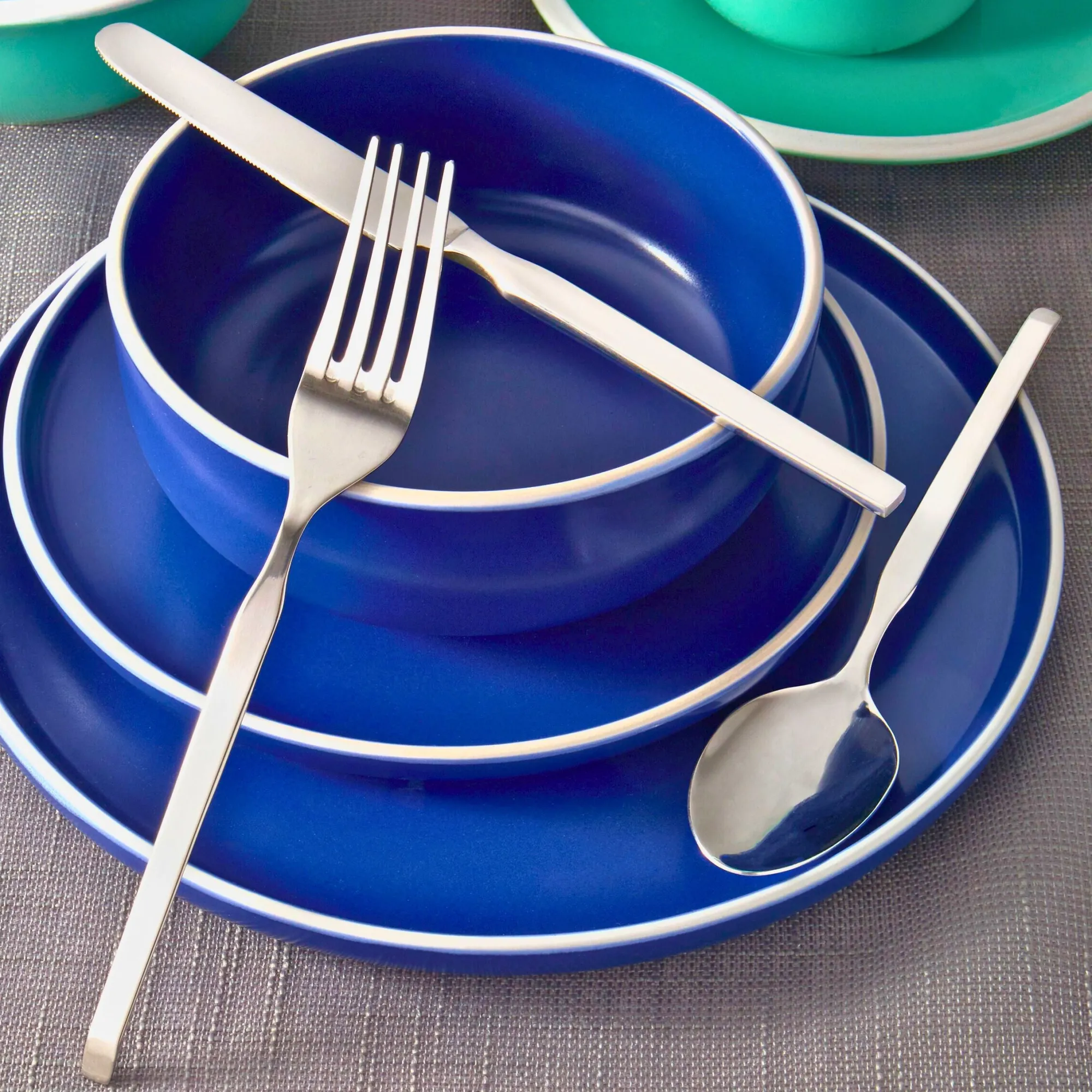 Sale Godinger Ramp Mirrored 18/0 Stainless Steel 20 Piece Flatware Set, Service For 4