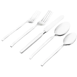 Hot Godinger Ramp Satin 18/0 Stainless Steel 20 Piece Flatware Set, Service For 4