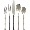 Online Godinger Rattan Mirrored 18/10 Stainless Steel 20 Piece Flatware Set, Service For 4