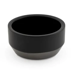 New Godinger Raven Matte Black Double Walled Wine Coaster