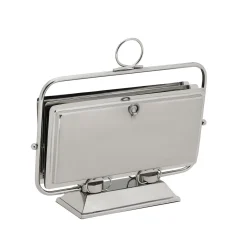 New Godinger Rectangle Foldable Tiered Serving Stand