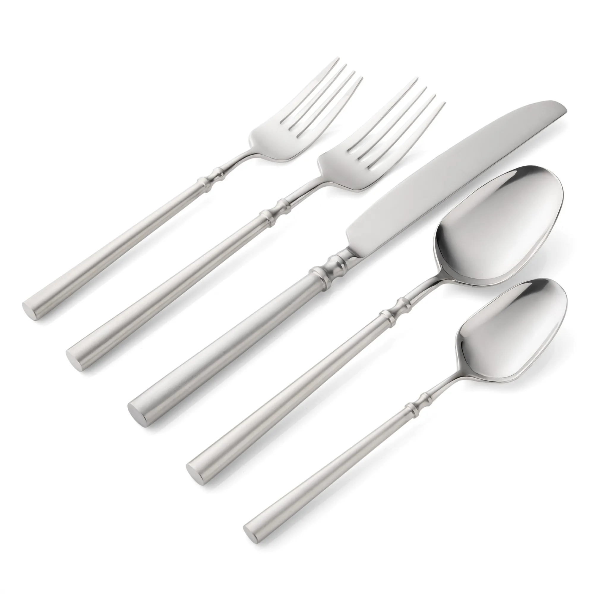 Hot Godinger Regal Matte Handle 18/10 Stainless Steel 20 Piece Flatware Set, Service For 4