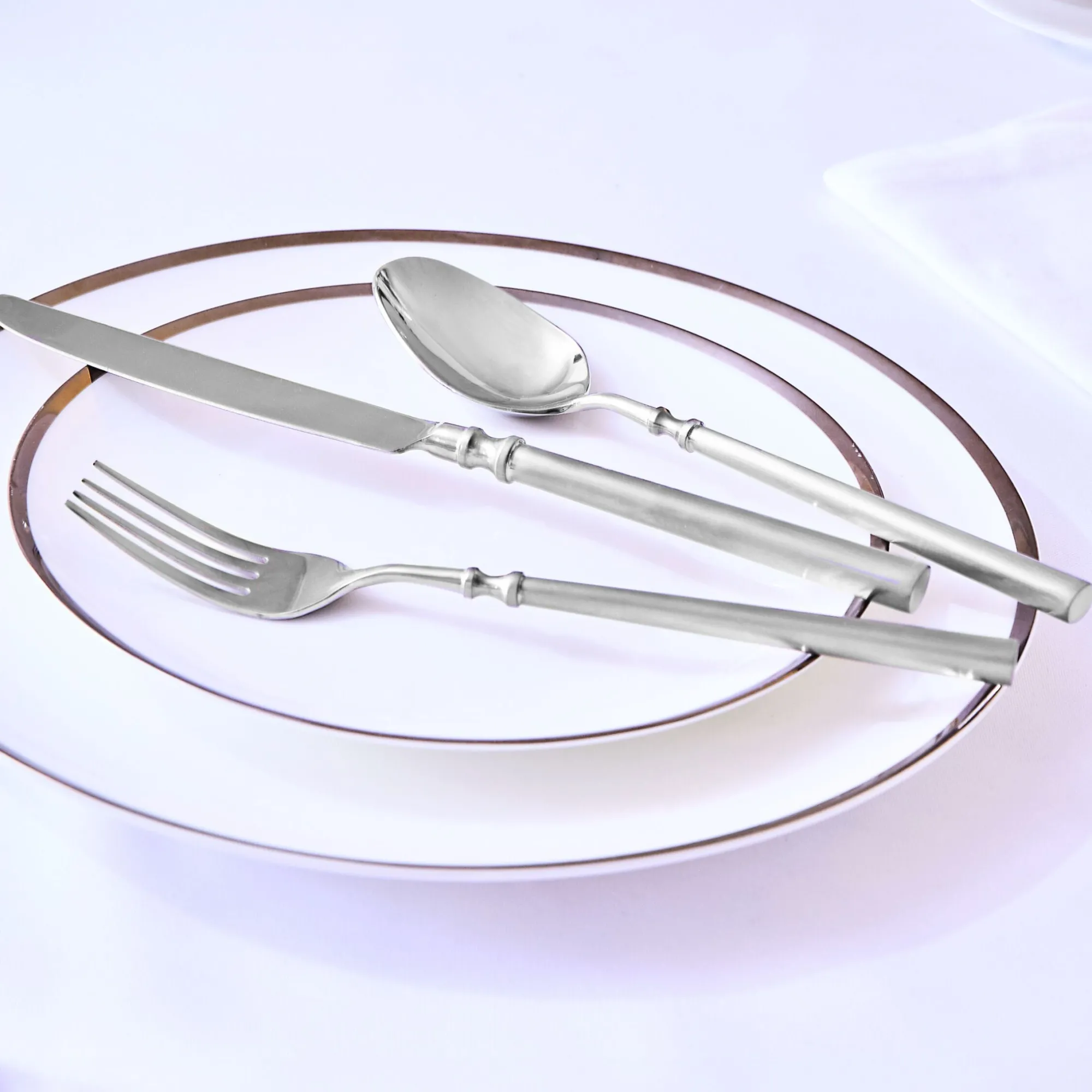 Hot Godinger Regal Matte Handle 18/10 Stainless Steel 20 Piece Flatware Set, Service For 4
