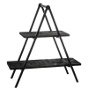 Online Godinger Ridgewood Black 2 Tiered Server