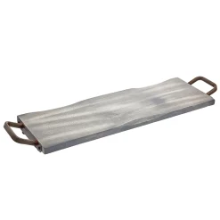 Sale Godinger Ridgewood Grey Wash Medium Rectangle Serving Tray