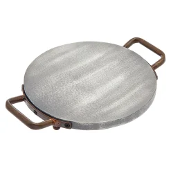 Sale Godinger Ridgewood Grey Wash Small Round Serving Tray