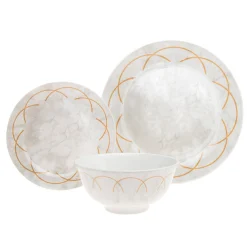 Online Godinger Rotolo Porcelain 12 Piece Dinnerware Set, Service for 4