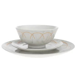Online Godinger Rotolo Porcelain 12 Piece Dinnerware Set, Service for 4
