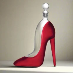 Clearance Godinger Runway Red High Heel Decanter