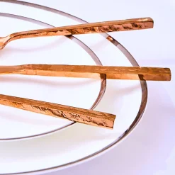Outlet Godinger Rustic Mirrored Copper 18/10 Stainless Steel 20 Piece Flatware Set, Service For 4