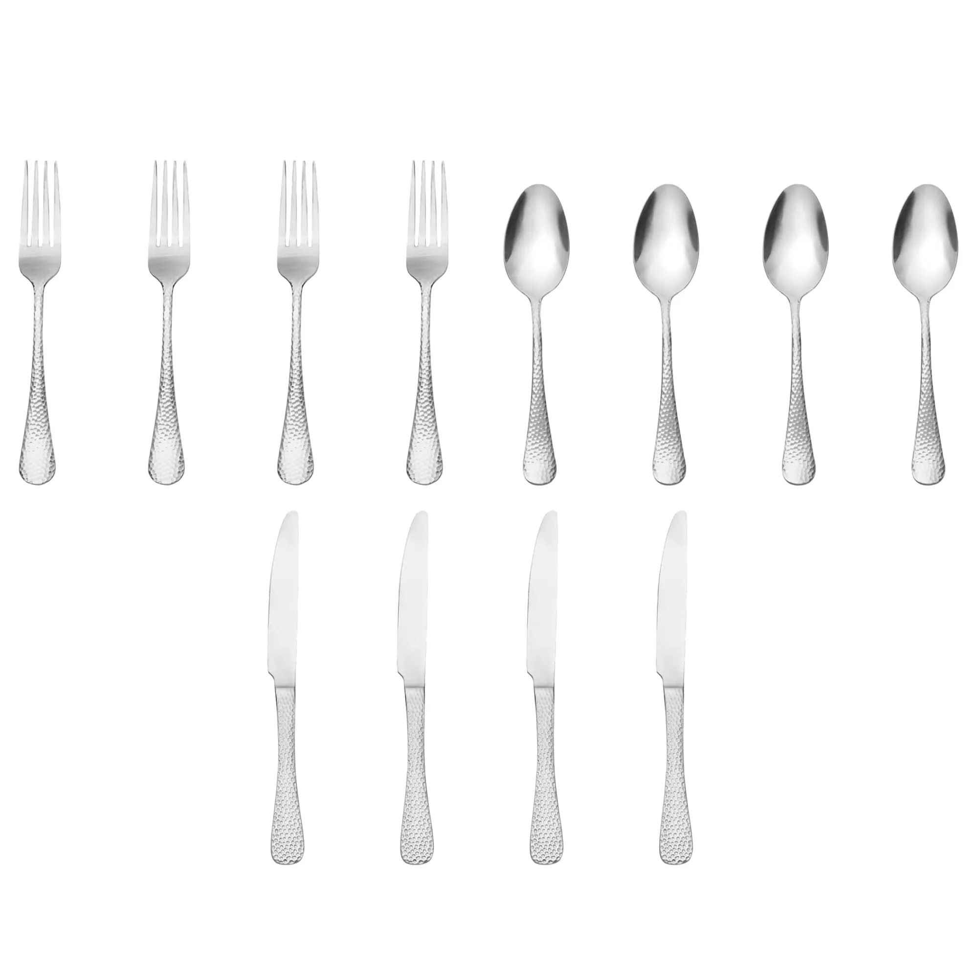 Discount Godinger Salem Mirrored 18/0 Stainless Steel 12 Piece Flatware Set, Service For 4