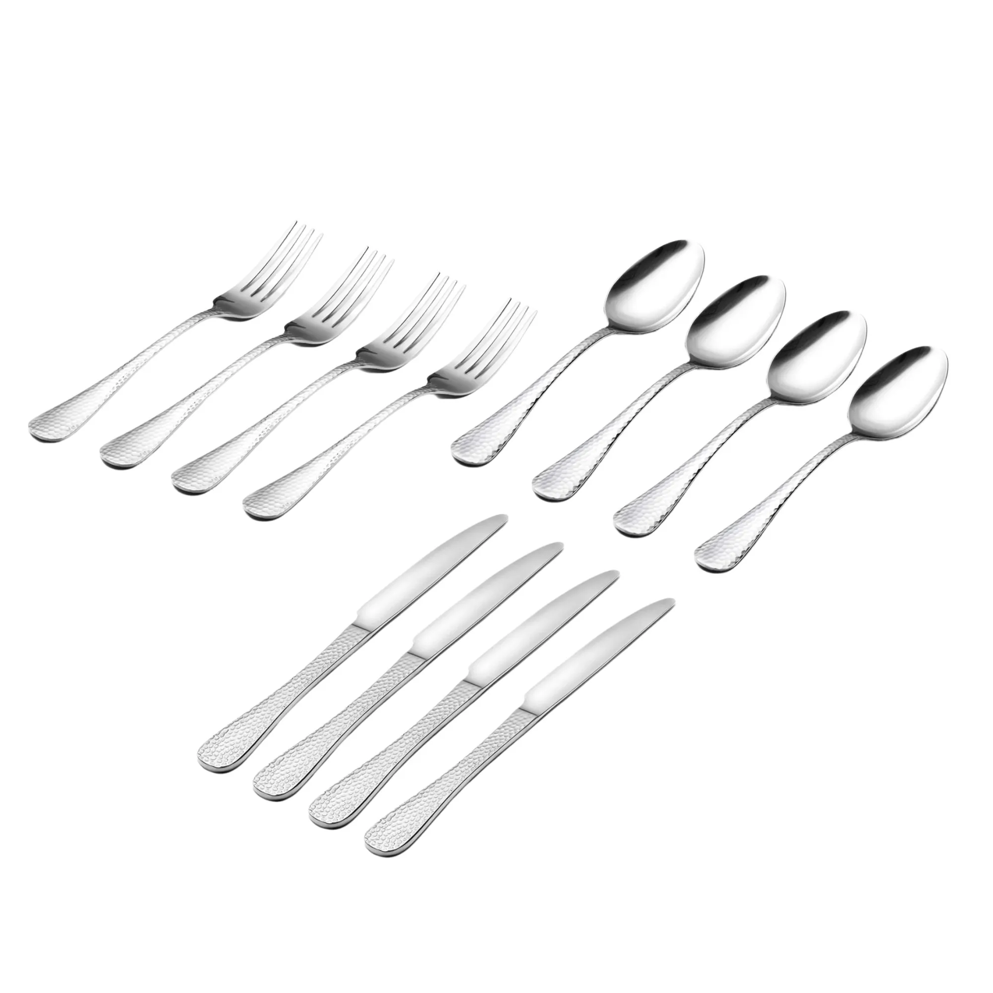 Discount Godinger Salem Mirrored 18/0 Stainless Steel 12 Piece Flatware Set, Service For 4
