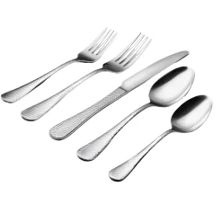 Discount Godinger Salem 18/0 Stainless Steel 20 Piece Flatware Set, Service For 4