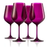 Sale Godinger Sheer Amethyst Red Wine Glass, Set of 4