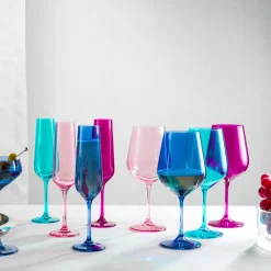 Sale Godinger Sheer Amethyst Red Wine Glass, Set of 4