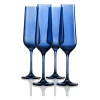 Best Godinger Sheer Blue Flute, Set of 4