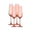 Outlet Godinger Sheer Coral Flute, Set of 4