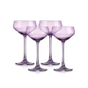 Best Godinger Sheer Lilac Champagne Coupe, Set of 4