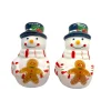 Clearance Godinger Snowman Salt And Pepper Shaker Set