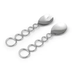Discount Godinger Sphere Stainless Salad Server Set