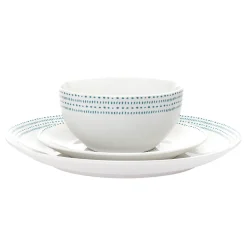 Clearance Godinger Staccata Porcelain 16 Piece Dinnerware Set, Service For 4