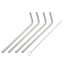 Godinger Stainless Steel Straw Set
