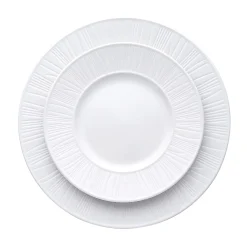 Godinger Starburst Porcelain 12 Piece Dinnerware Set, Service For 4