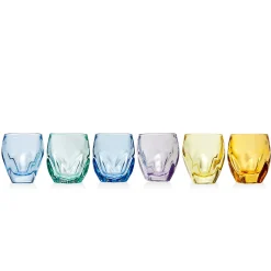 Outlet Godinger Stockholm Colored Shot Glass, Set of 6
