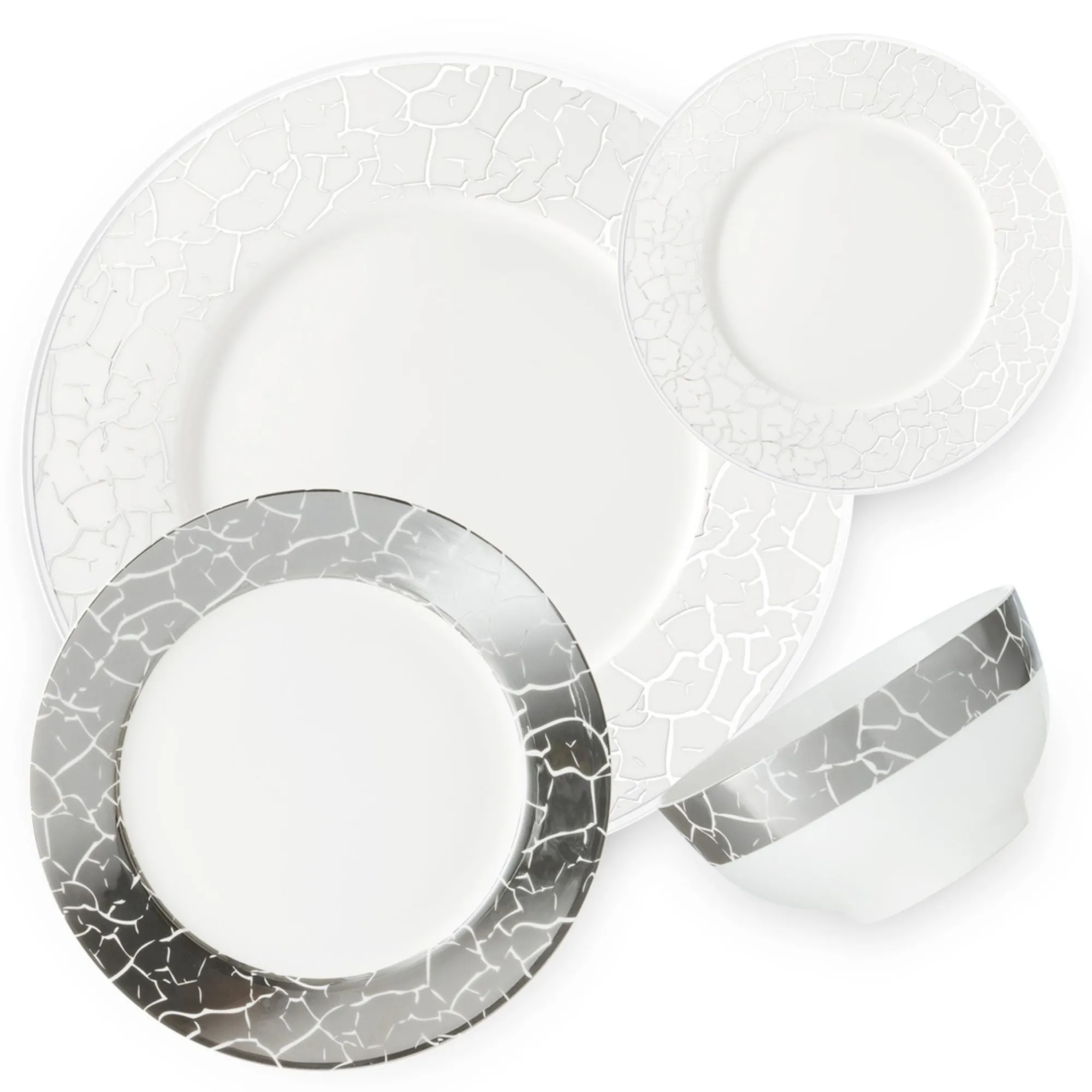 Best Godinger Summit New Bone China 16 Piece Dinnerware Set, Service for 4