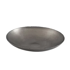 Hot Godinger Temari Hammered Gunmetal Round Platter