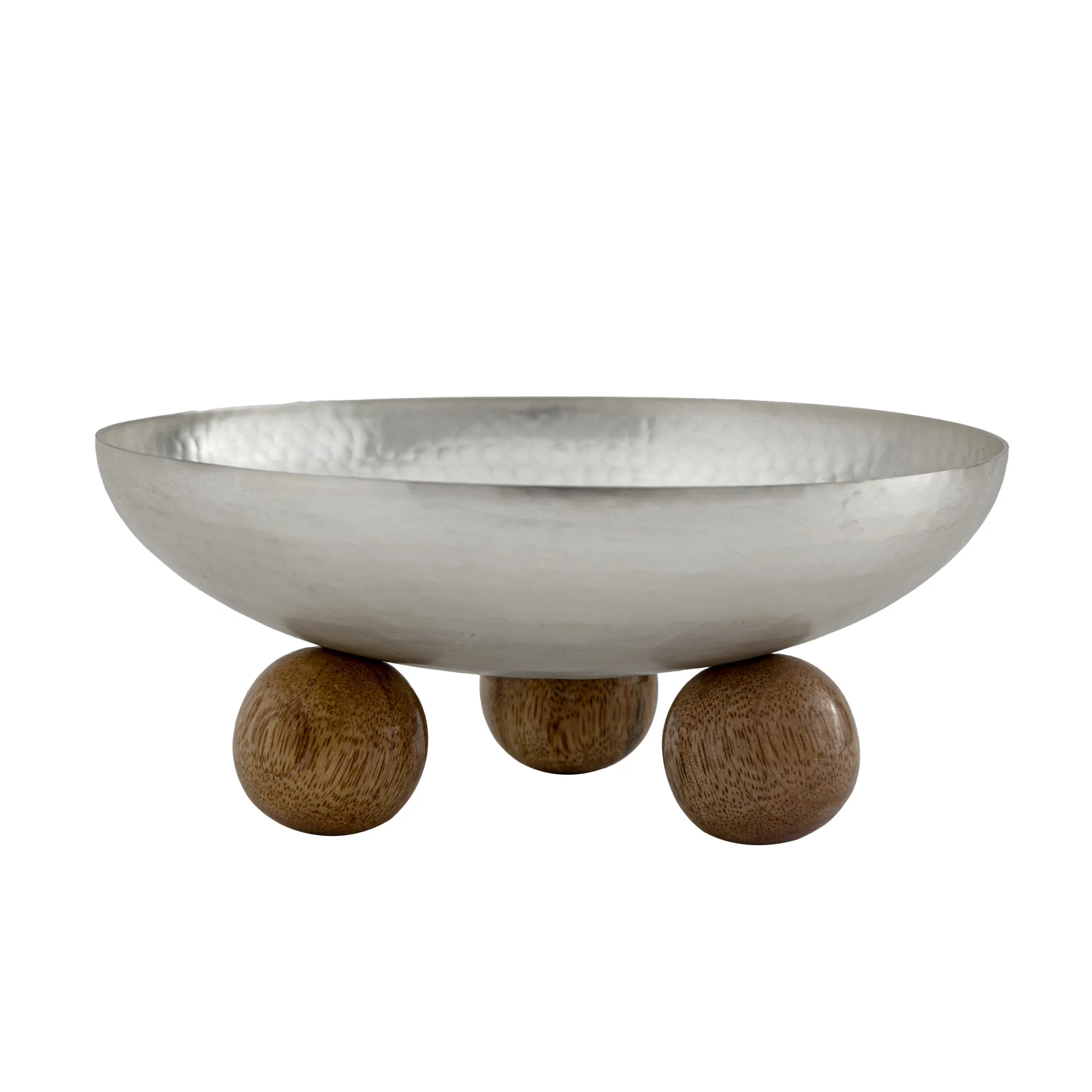 Outlet Godinger Temari Hammered Silver Footed Round Nut Bowl