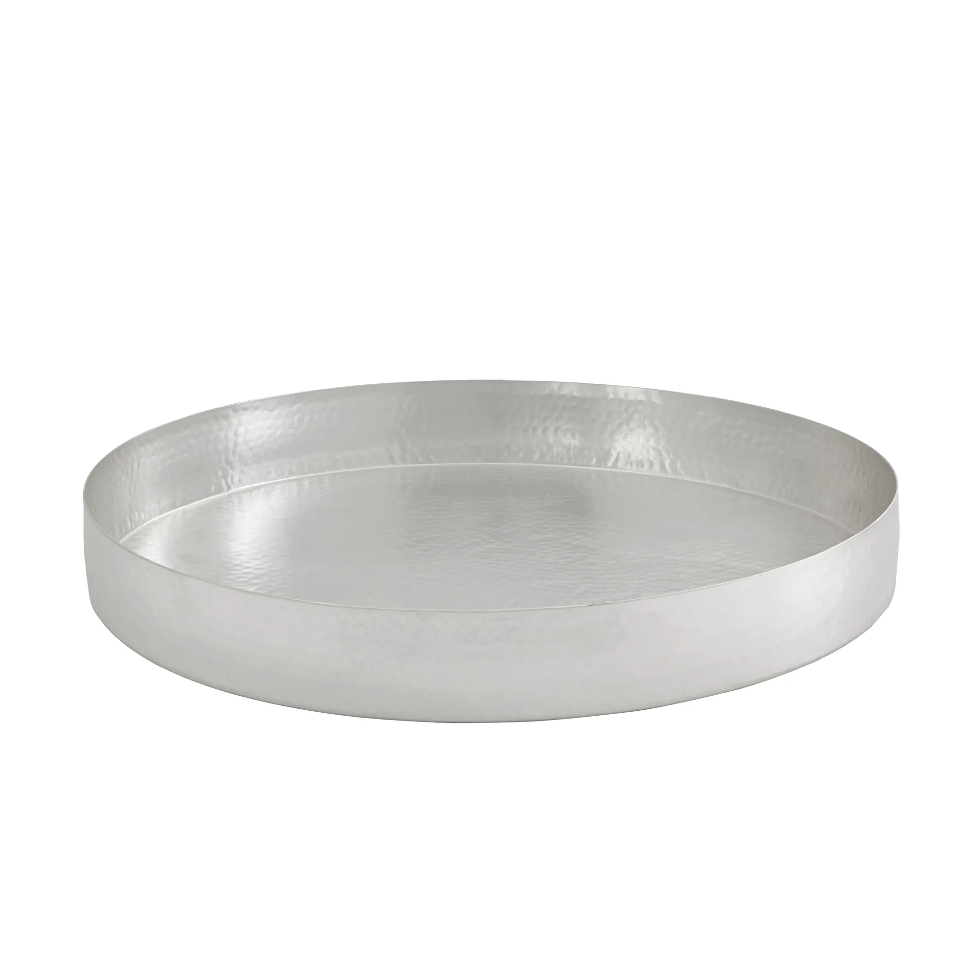Discount Godinger Temari Hammered Silver Round Serving Tray