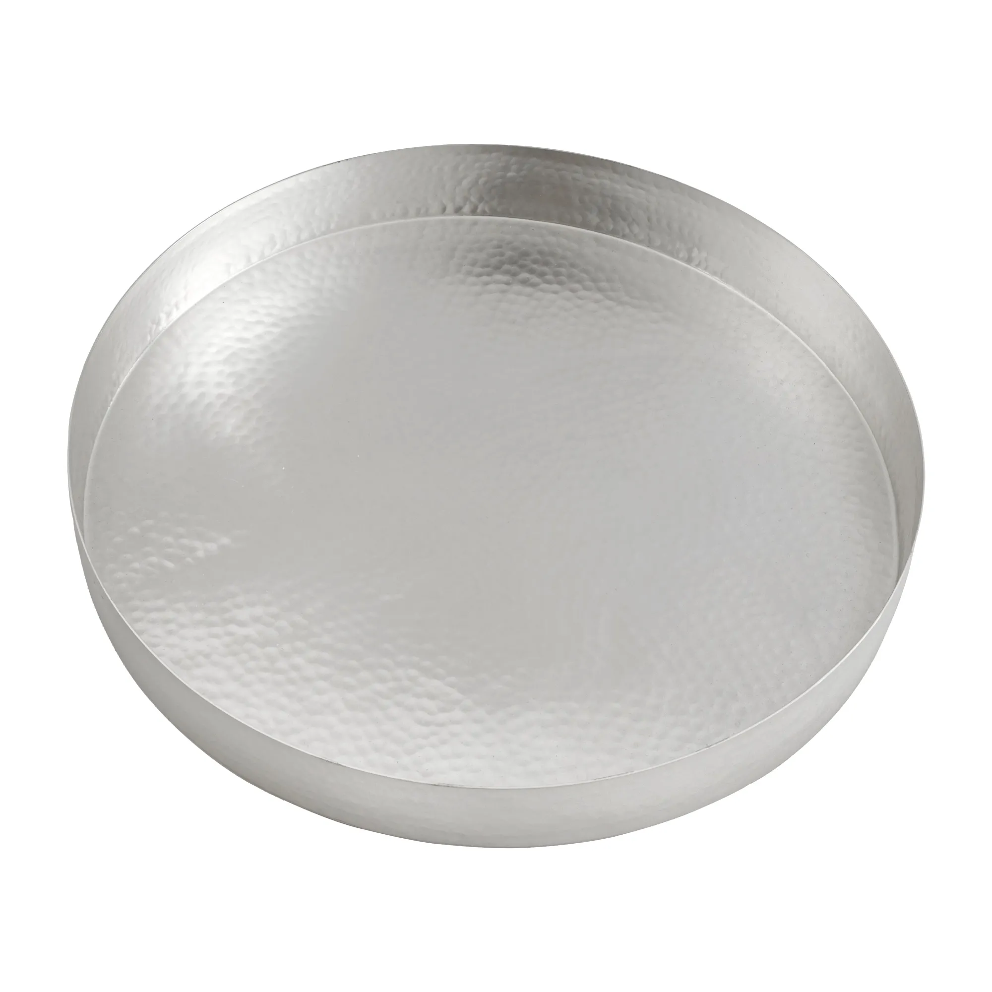 Discount Godinger Temari Hammered Silver Round Serving Tray