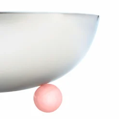 Best Godinger Temari Light Pink Footed Salad Serving Bowl
