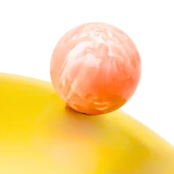 Hot Godinger Temari Pink & Gold Footed Fruit Bowl