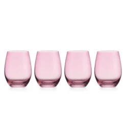 Clearance Godinger Veneto Ballet Stemless Wine Glass, Set of 4