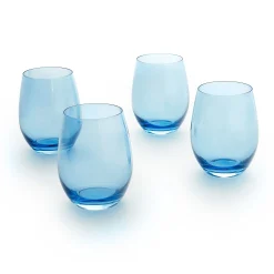 Outlet Godinger Veneto Frost Stemless Wine Glass, Set of 4