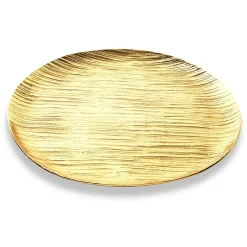 Online Godinger Wadi Gold Textured Round Tray